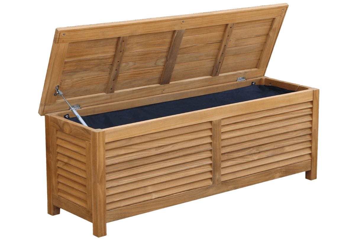 Agnes teak storage bench 125 cm