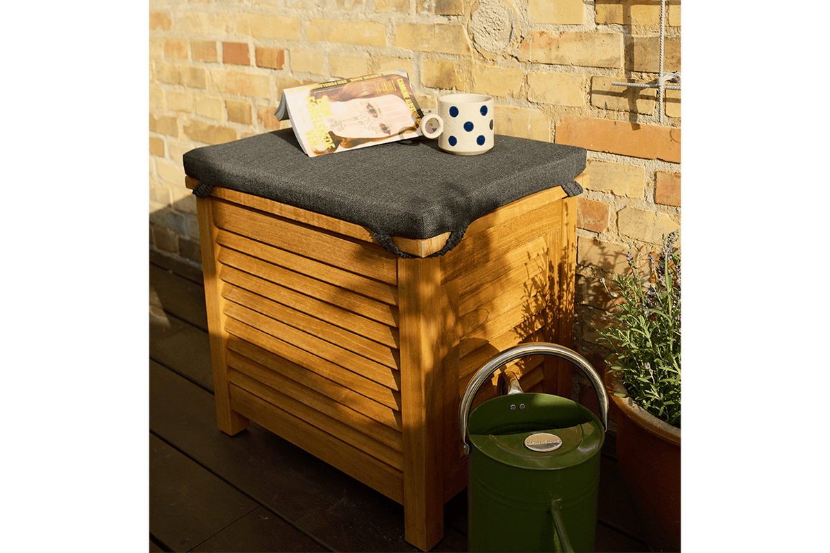 Agnes teak storage bench 50 cm