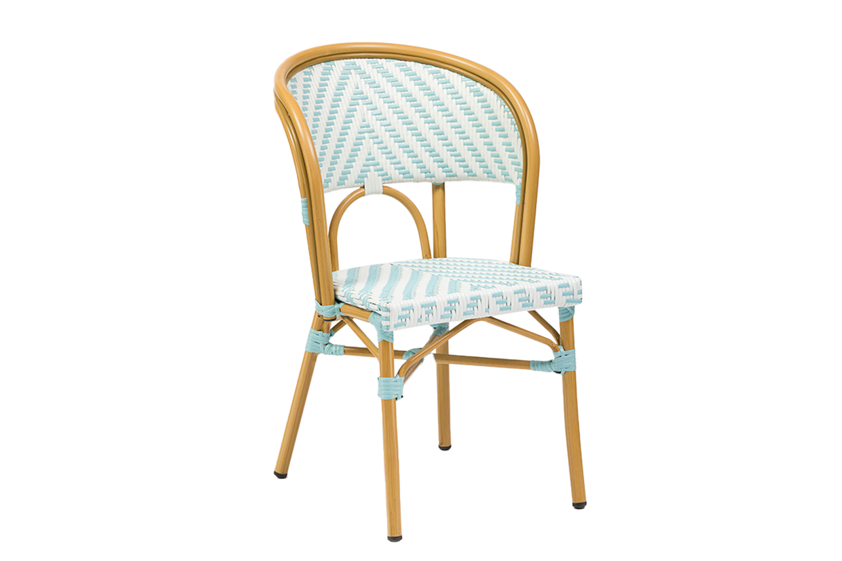 Delphine café chair in French weave