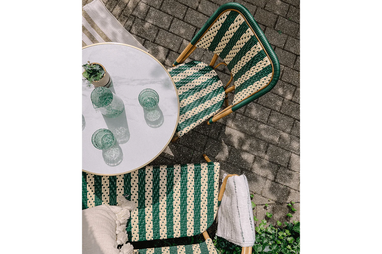 Eloise café chair in French weave