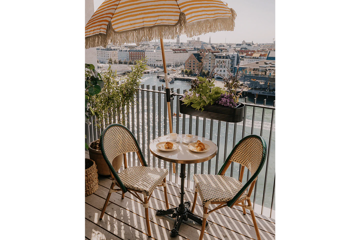 Estelle café chair in French weave