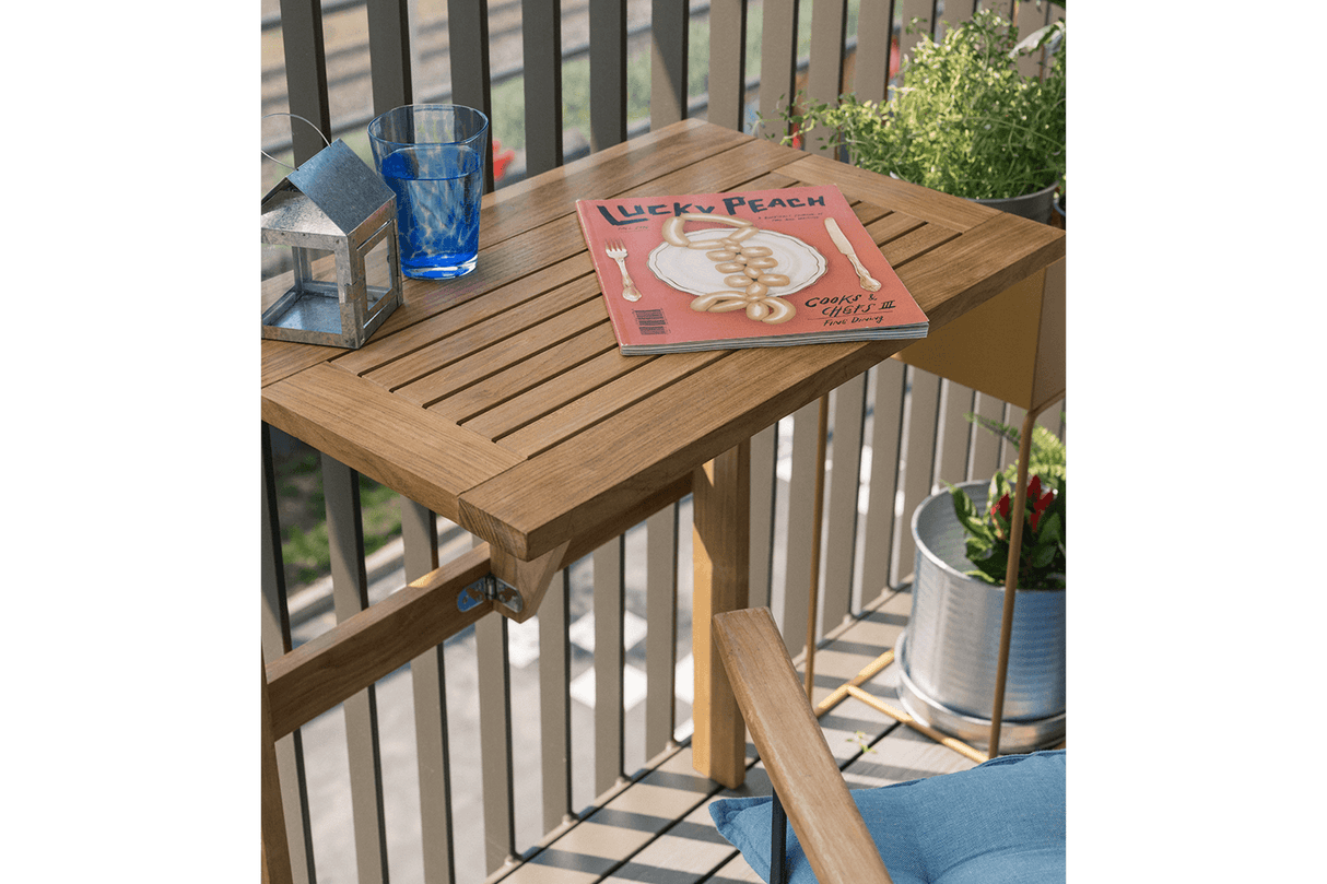 Evi teak folding table 40 x 60 cm