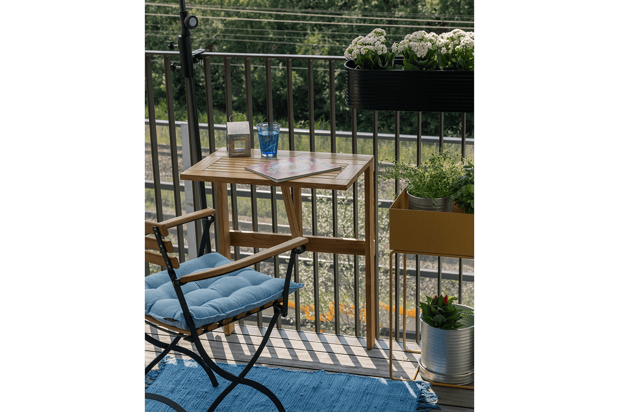 Evi teak folding table 40 x 60 cm