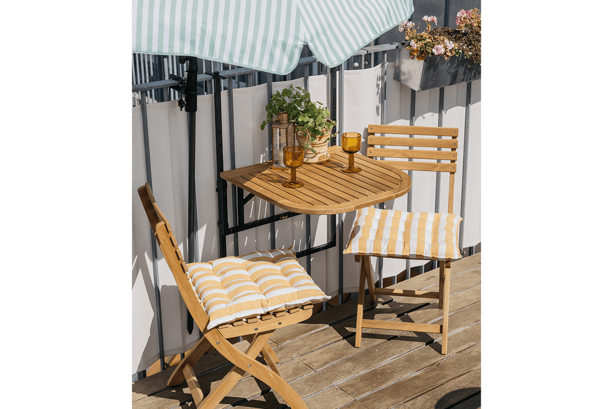 Ida teak hanging table 60 x 60 cm