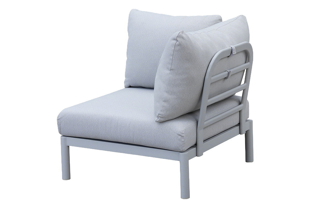 Luna aluminium lounge sofa - corner