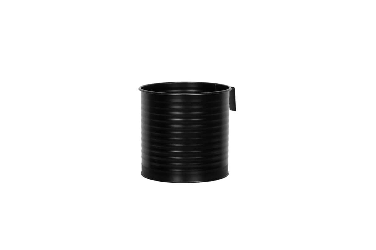 Rut Rillo black plant box for wall grid Ø14 / Ø17 cm