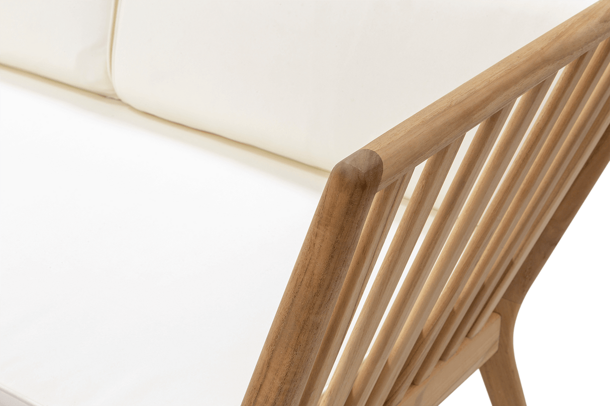 Sienna teak lounge sofa - right