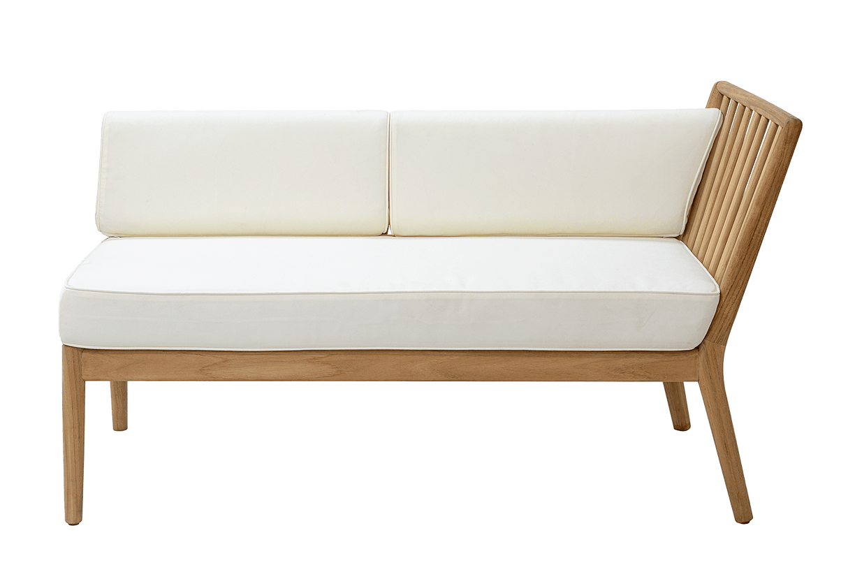 Sienna teak lounge sofa - right