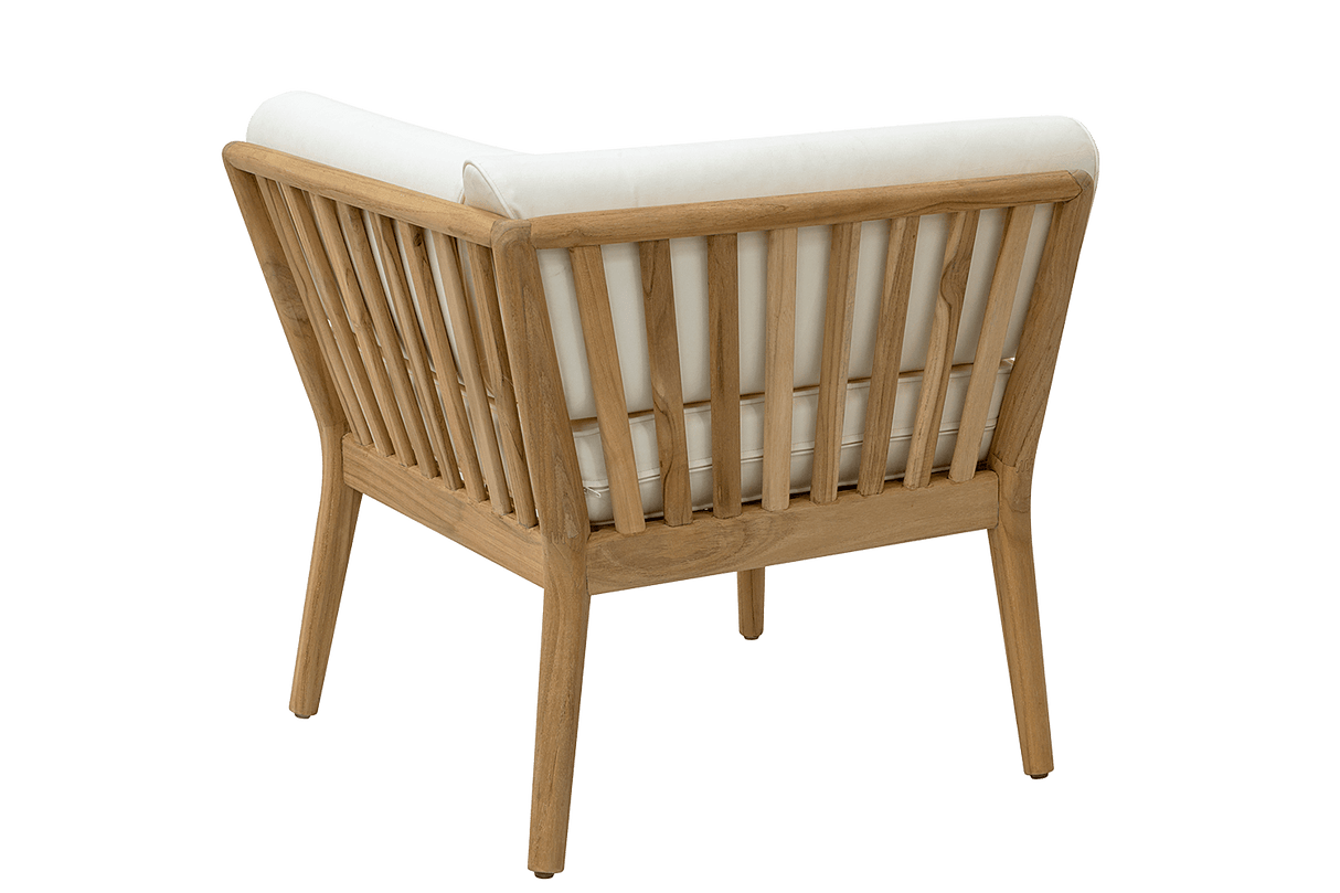 Sienna teak lounge sofa - corner