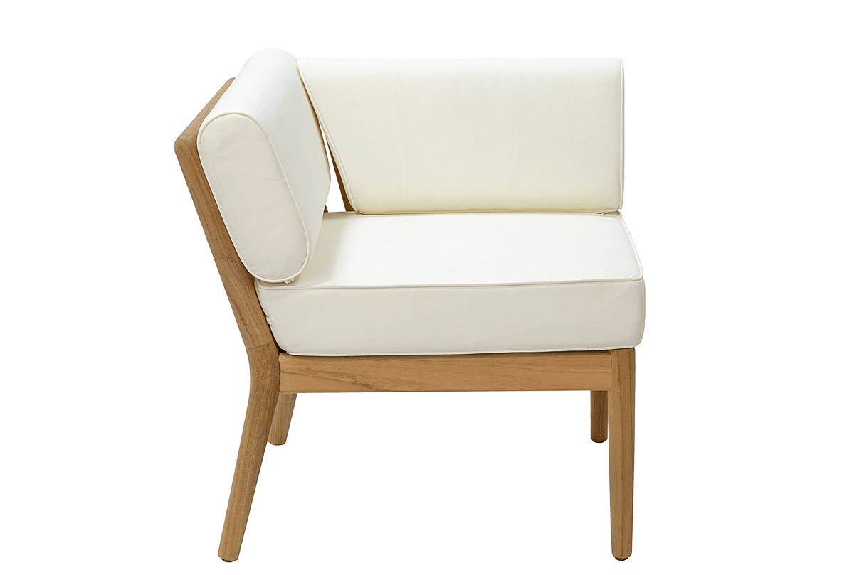 Sienna teak lounge sofa - corner