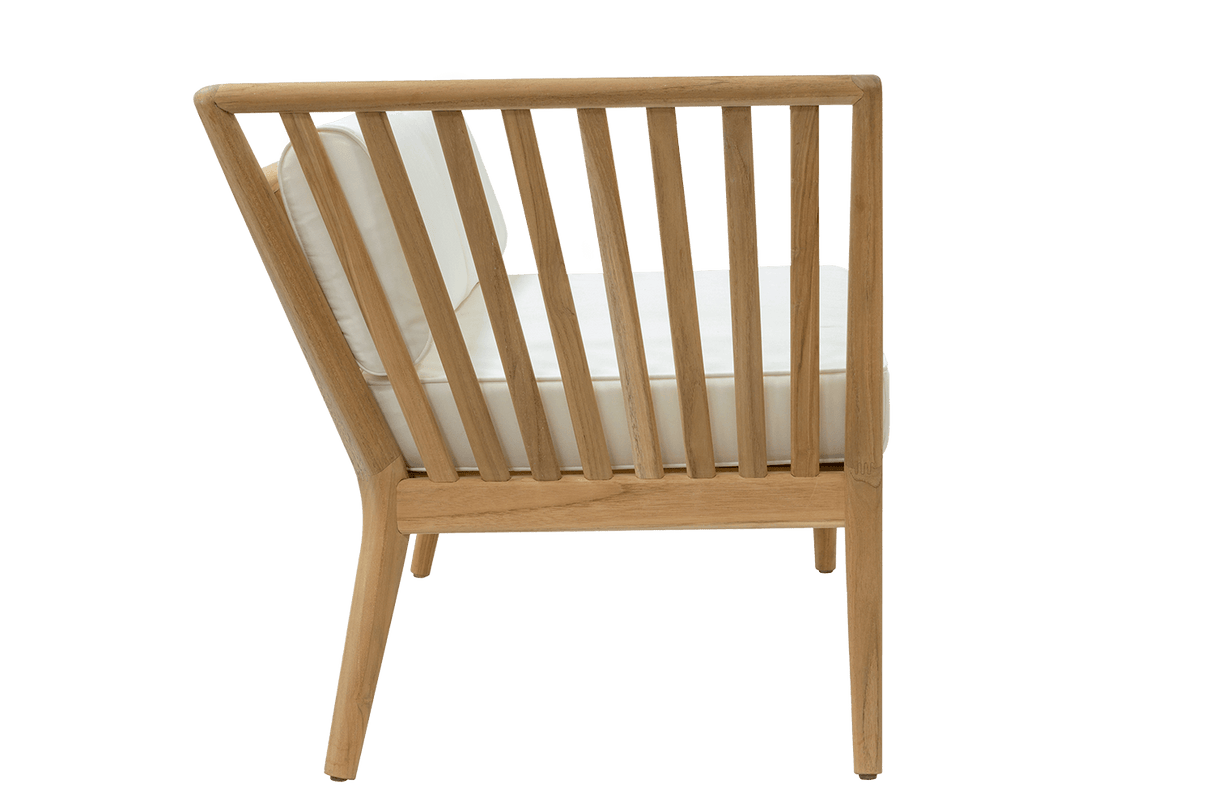 Sienna teak lounge sofa - left