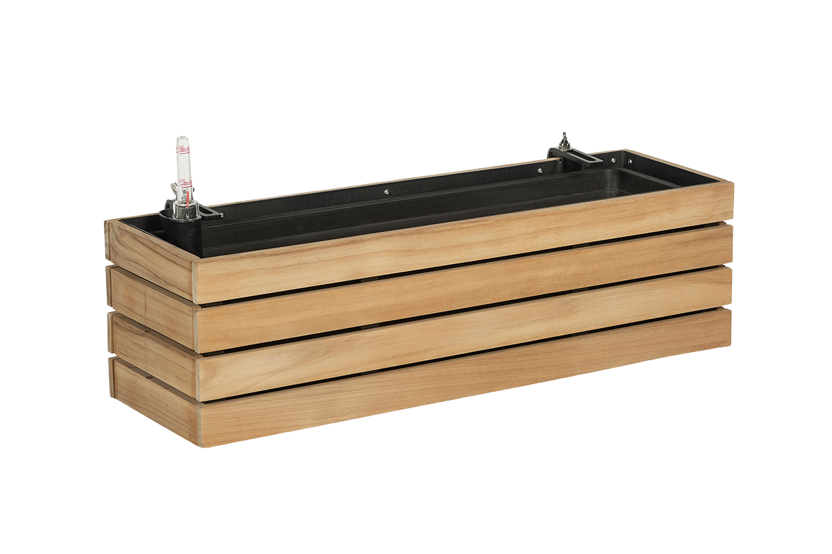 Maja teak balcony flower box 40 / 60 / 80 cm