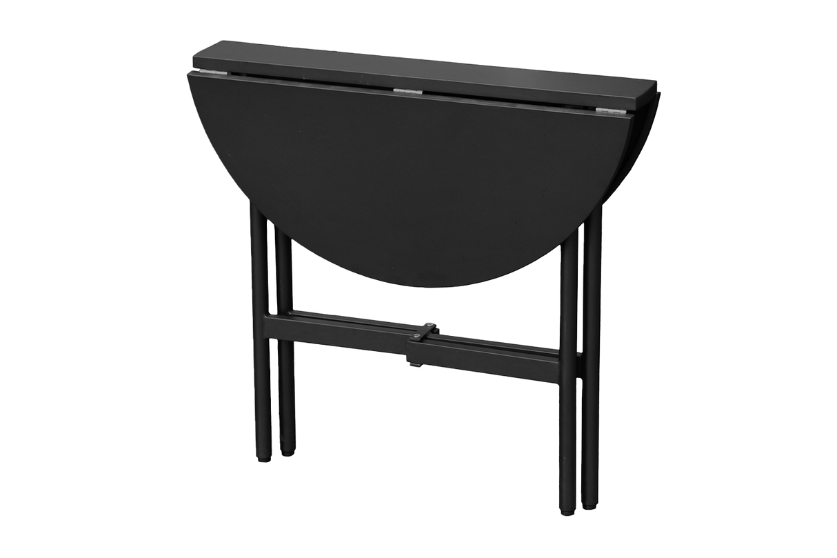 Clara metal gateleg table Ø80 cm