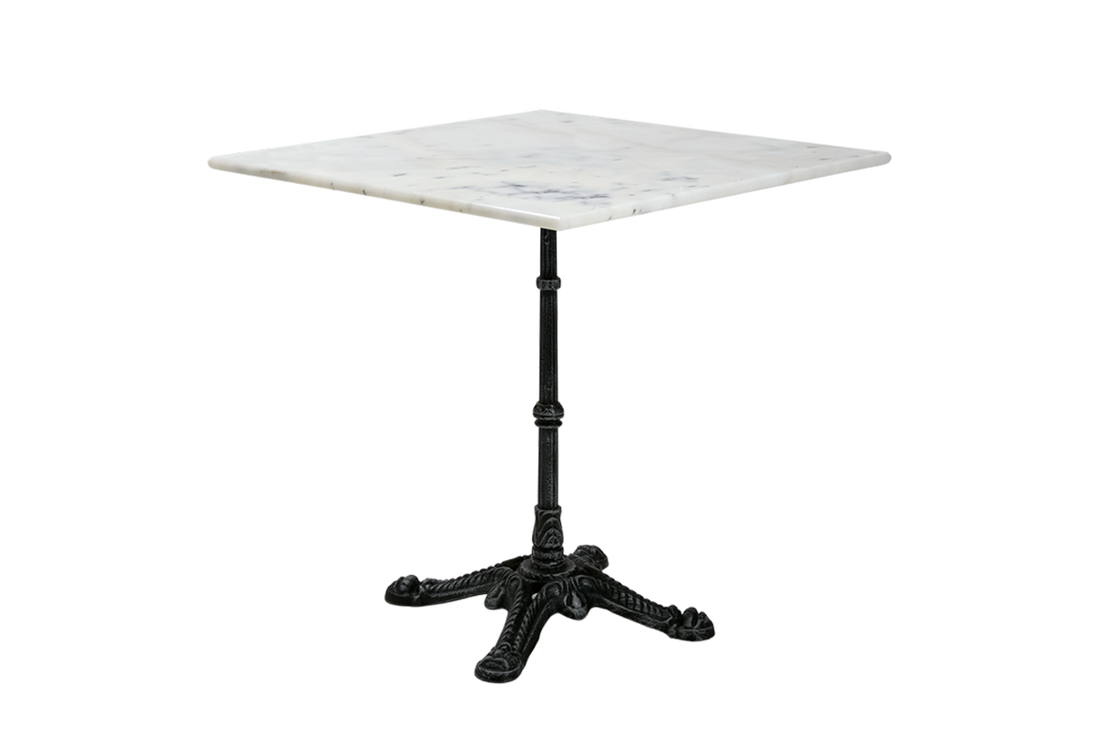 Loire square marble table 70x70 cm