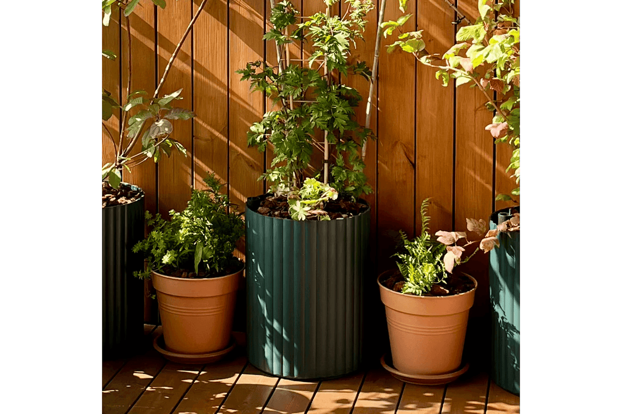 Climate flowerpot green
