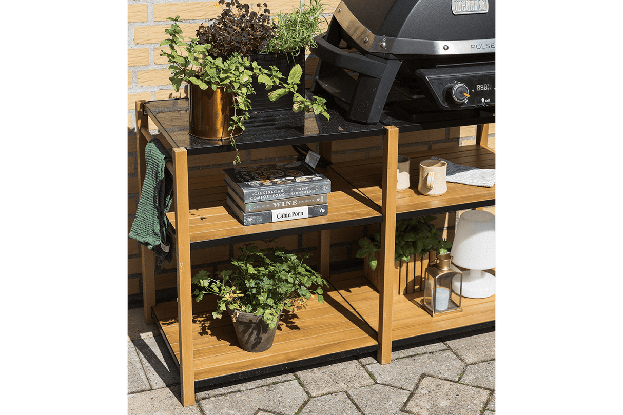 Dora barbecue table with granite top 60 x 50 cm