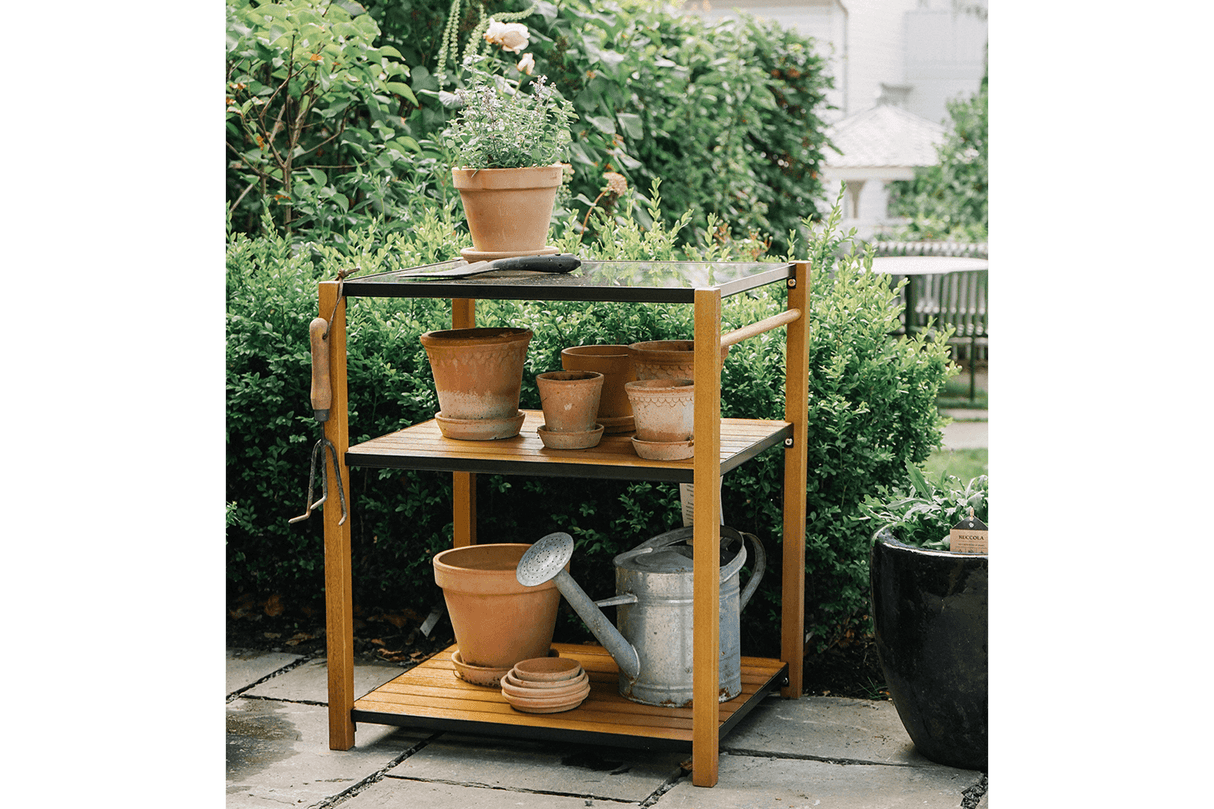 Dora barbecue table with granite top 60 x 50 cm