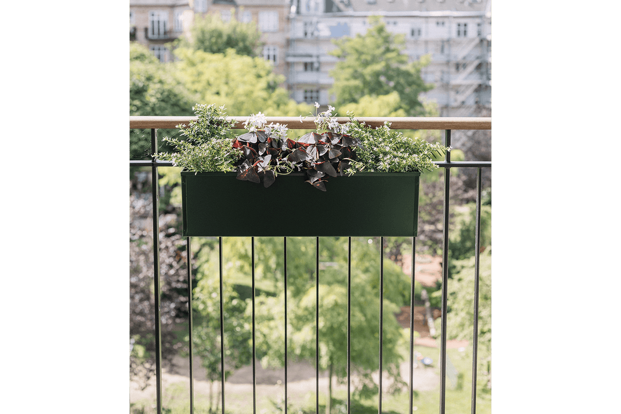 Liva green balcony flower box 60 / 80 / 100 cm