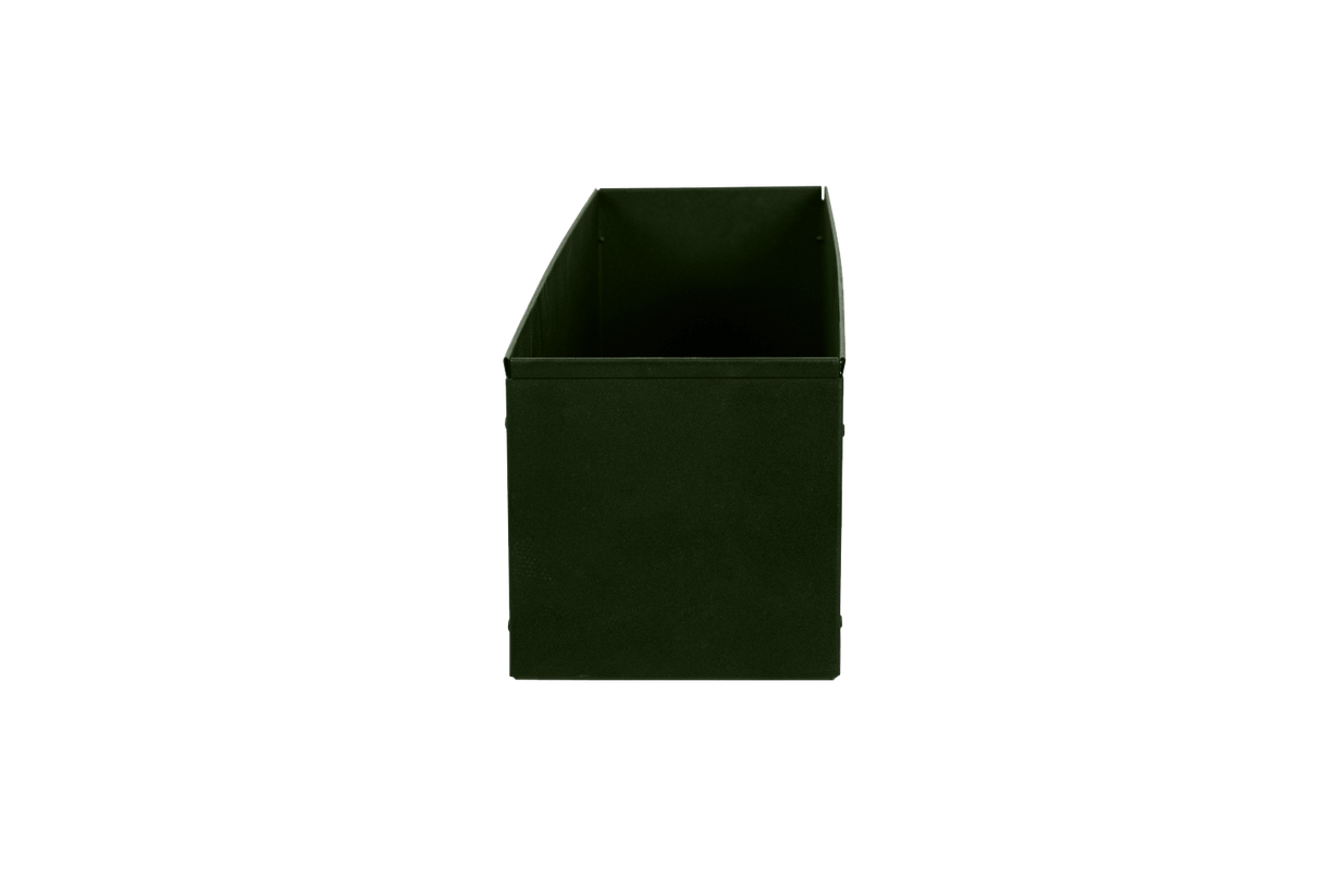 Liva dark green balcony flower box without bracket 60 / 80 / 100 cm