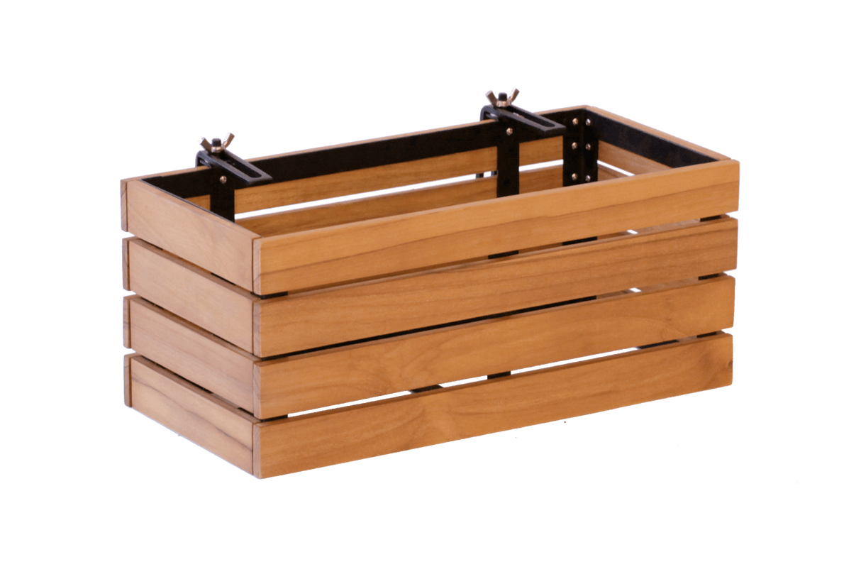 Maja teak balcony flower box 40 / 60 / 80 cm