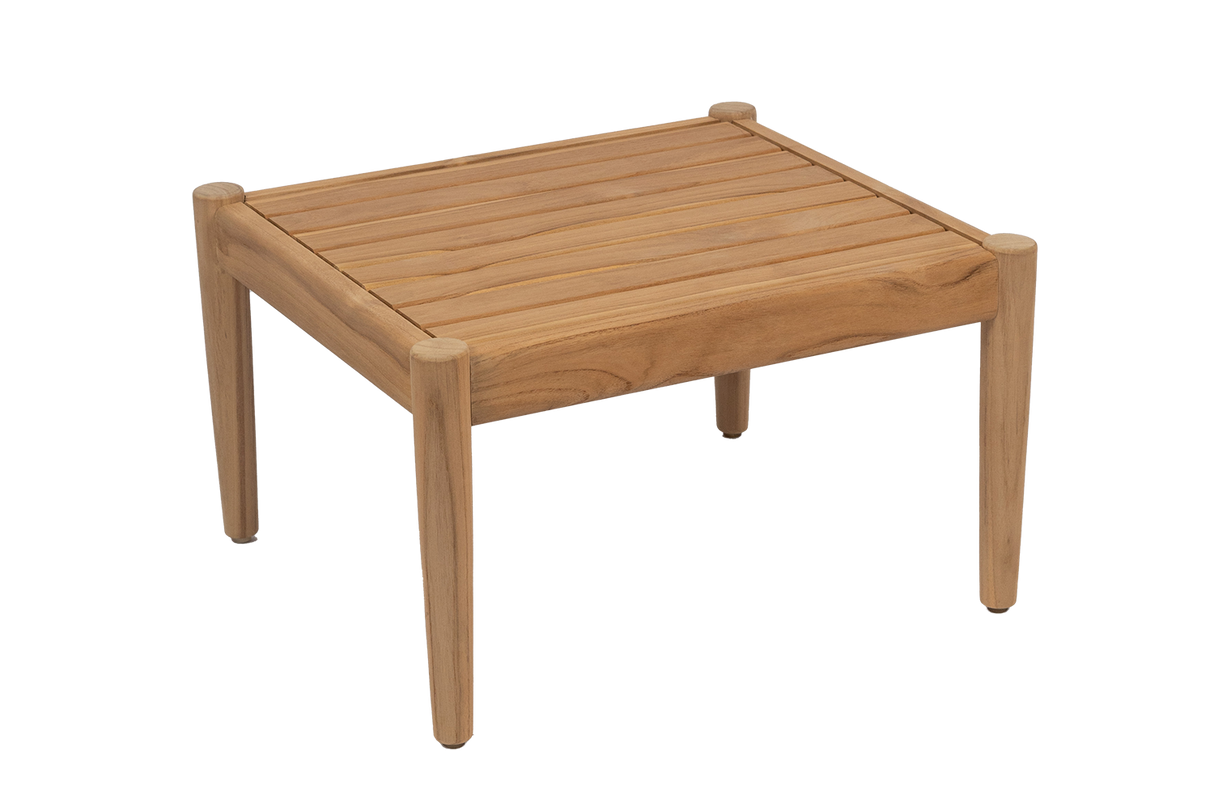 Sienna teak pouf / table