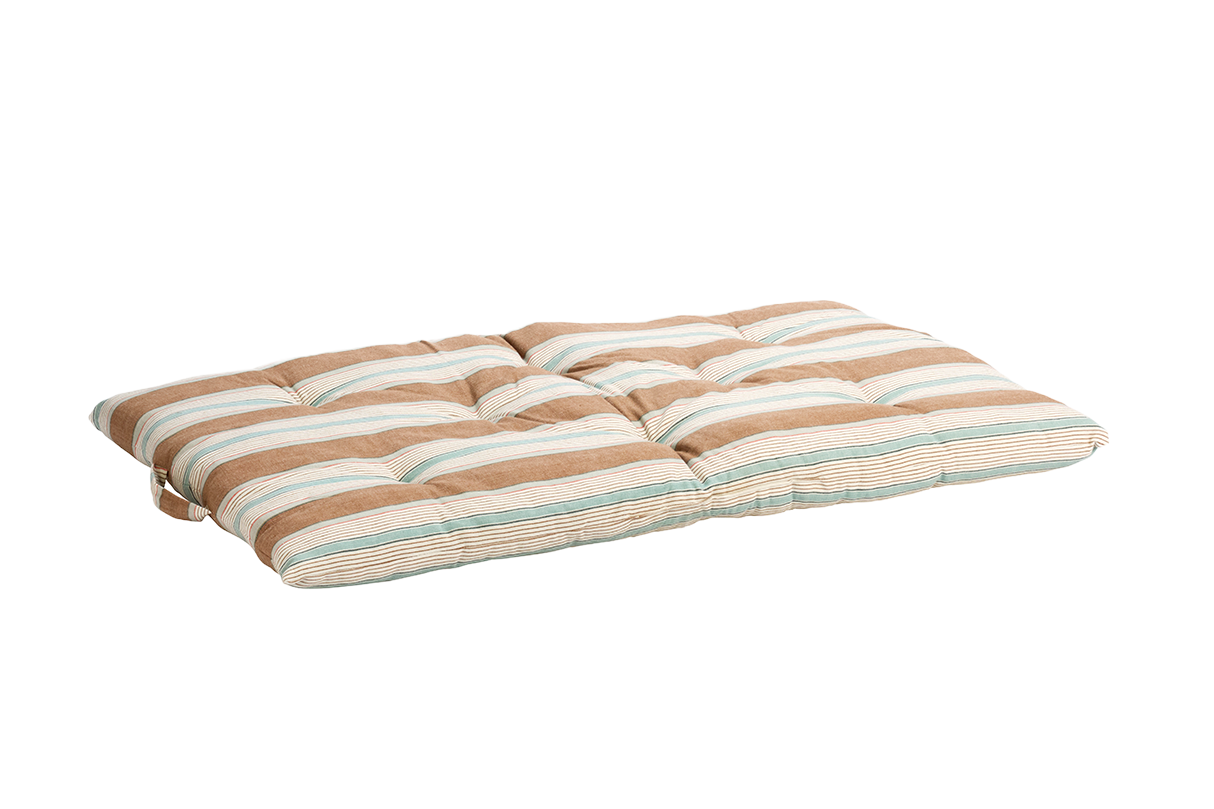 Striped mattress 60 x 100 cm
