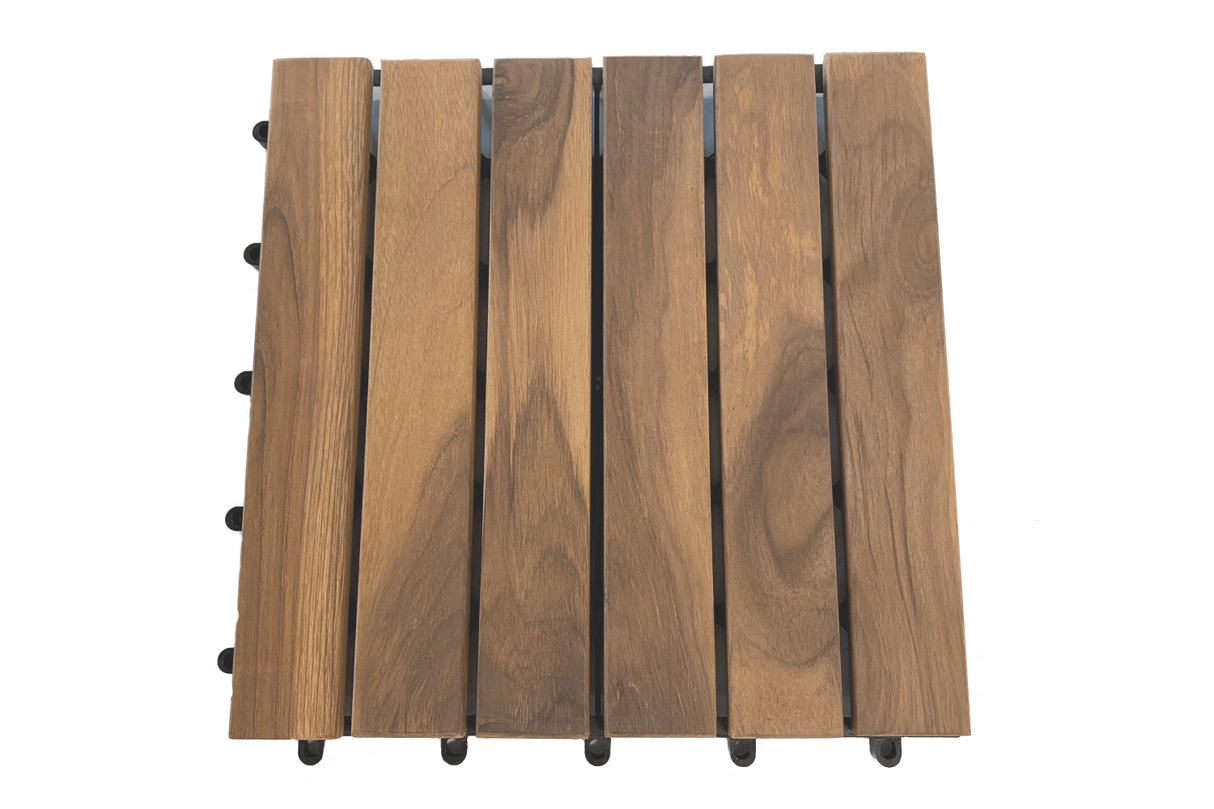 Sandra teak floor tiles