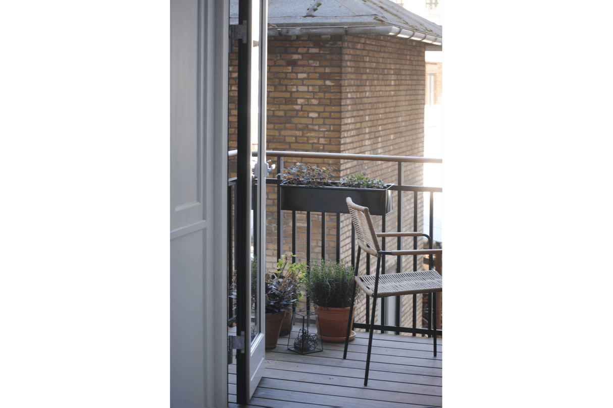 Esther green balcony flower box 40 / 60 / 80 cm