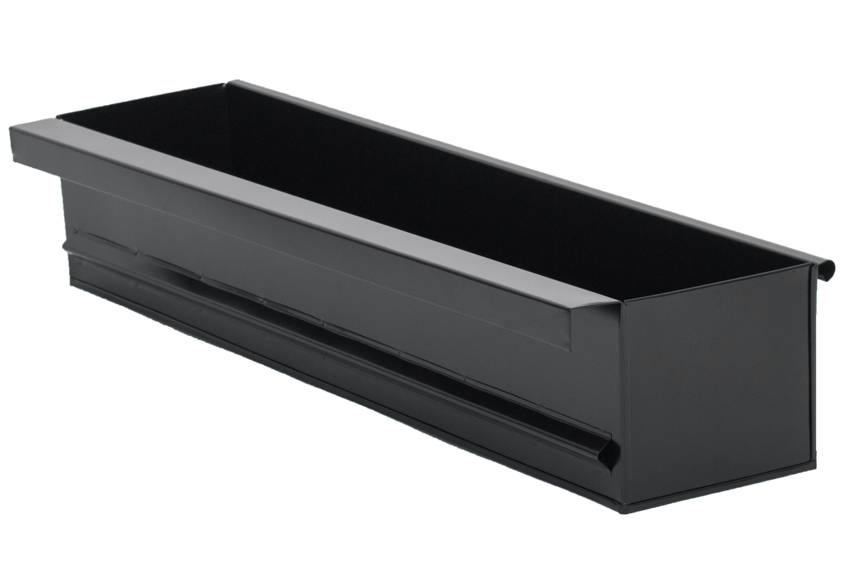 Esther black balcony flower box 40 / 60 / 80 cm