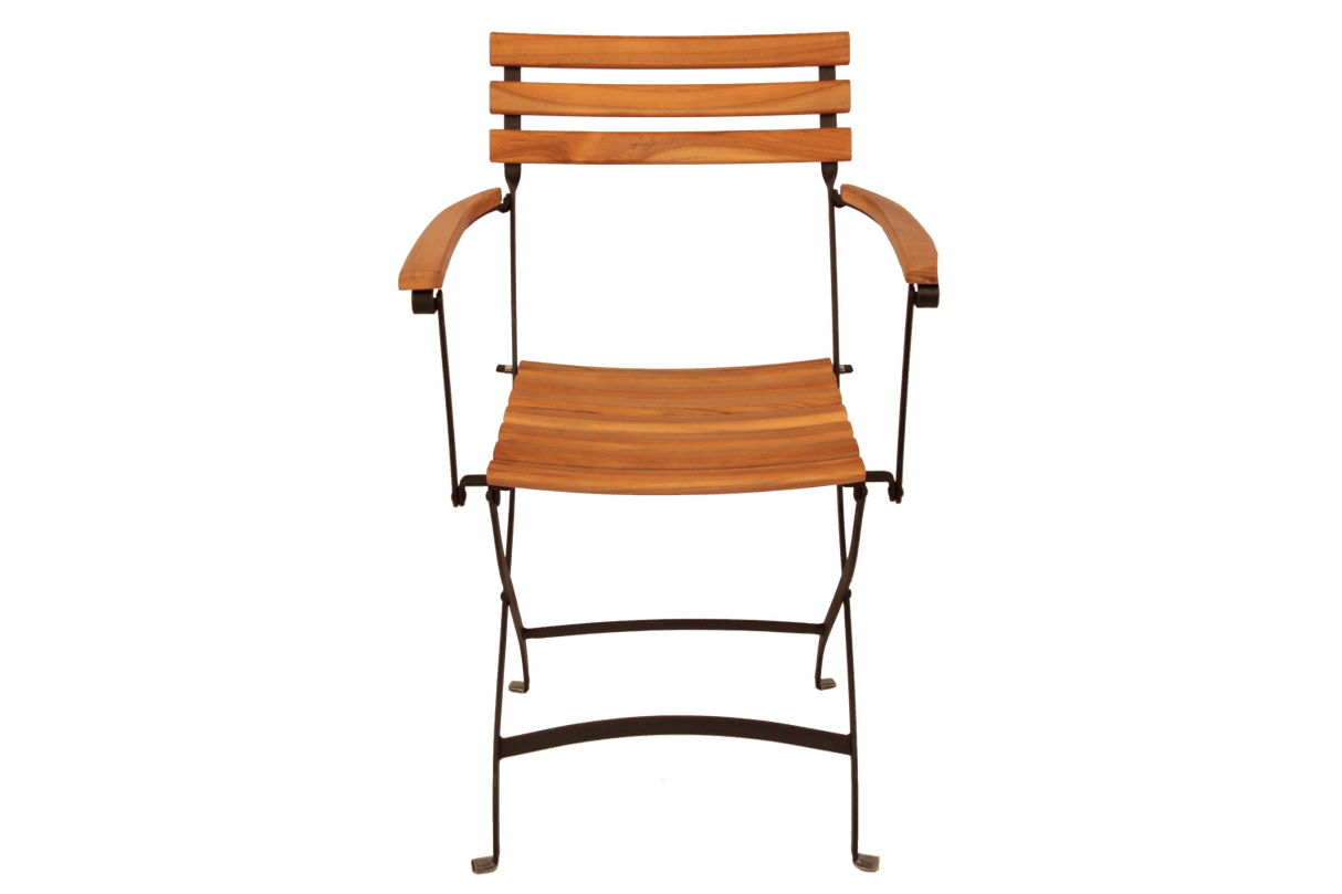 Katinka eucalyptus folding chair with armrest