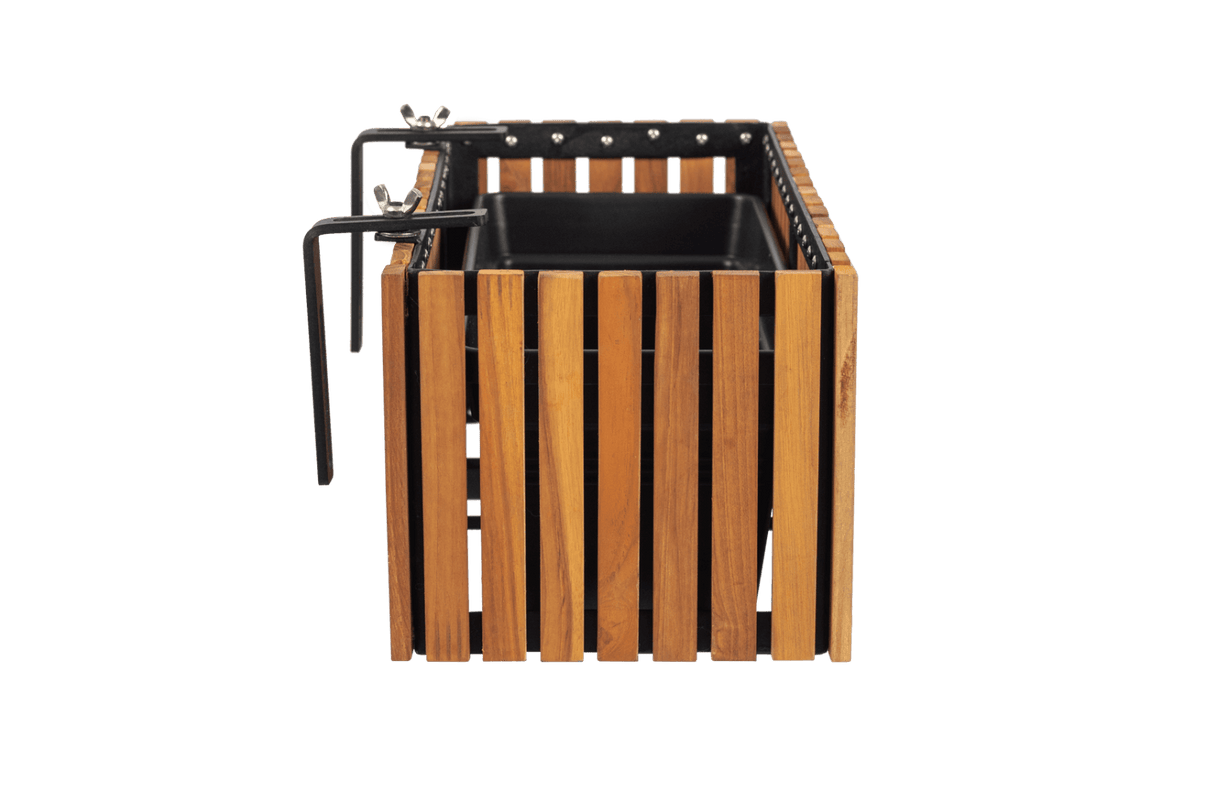 Molly teak balcony flower box 40 / 60 / 80 cm