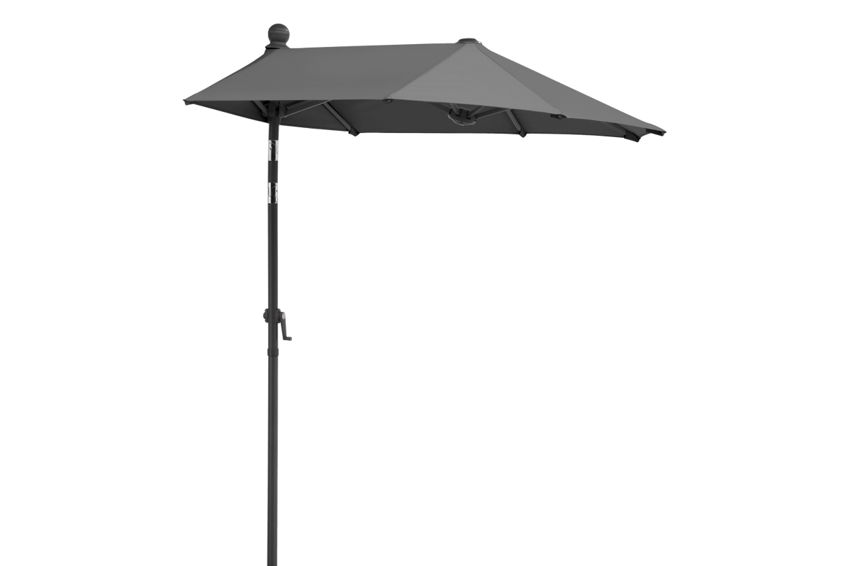 Salerno solid color parasol with hoist and tilt 150 x 150 cm
