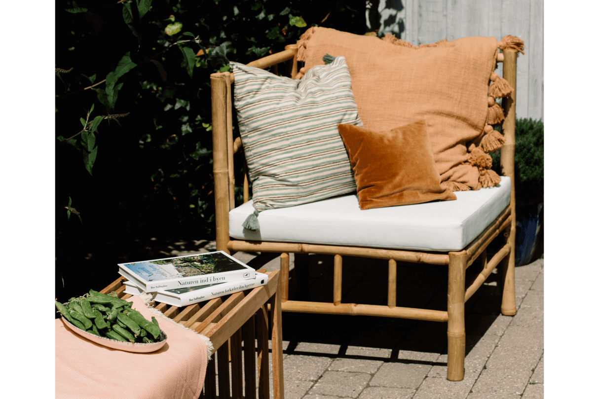 Beate bamboo lounge sofa - corner