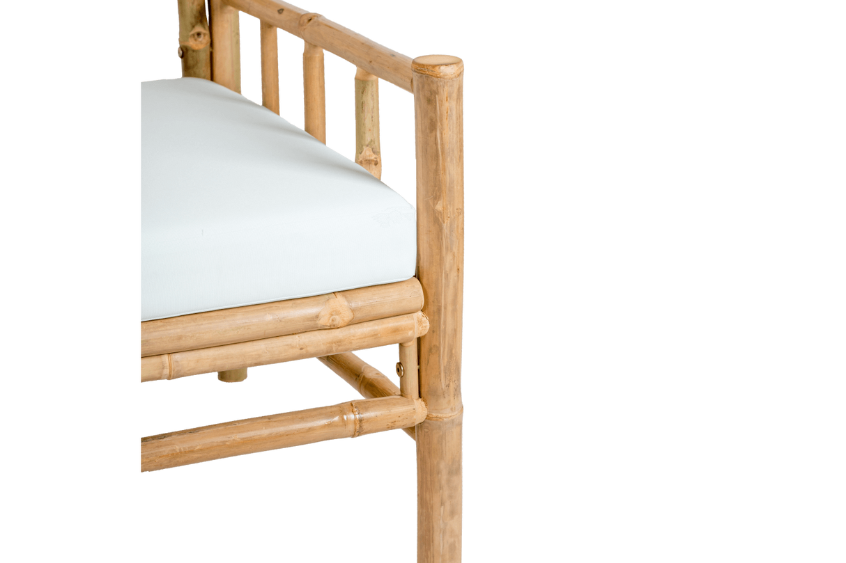 Beate bamboo lounge sofa - left