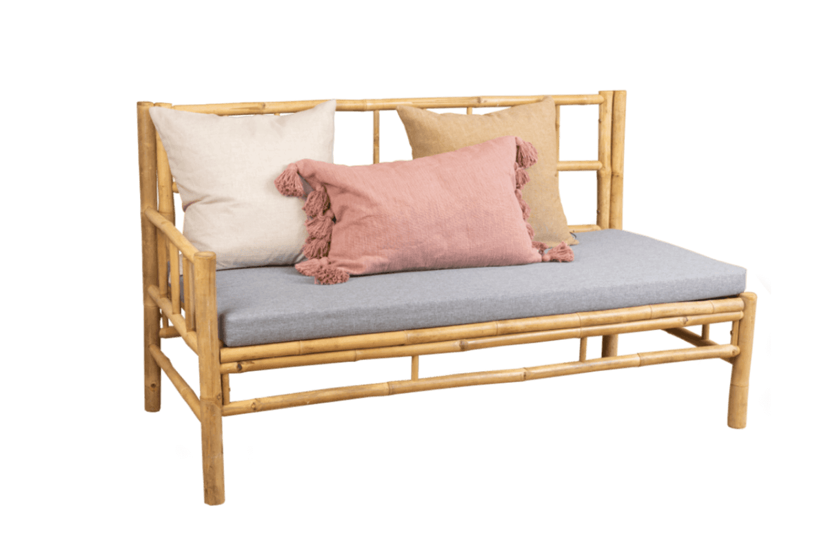 Beate bamboo lounge sofa - left