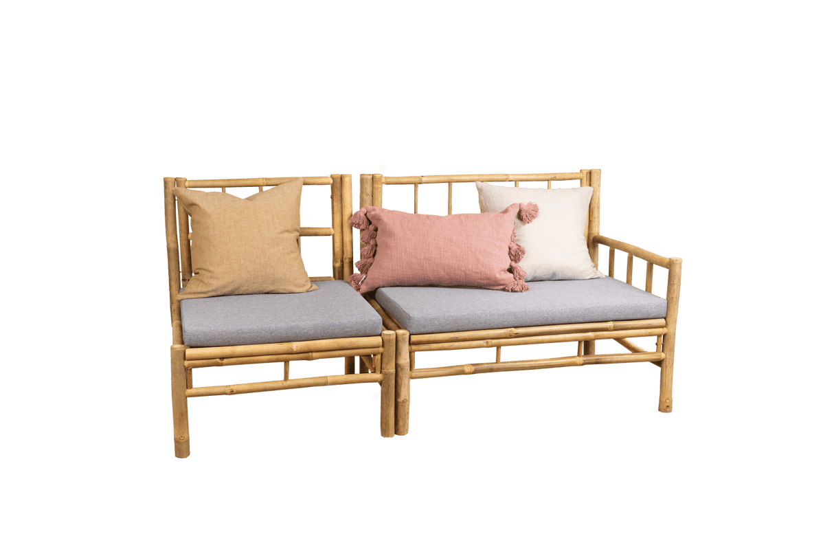 Beate bamboo lounge sofa - right