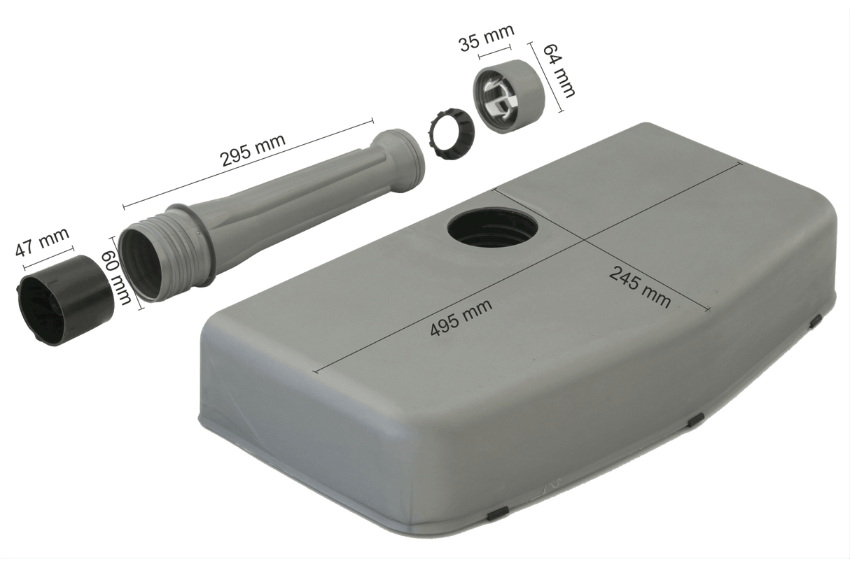 Parasol base with concrete 20 kg