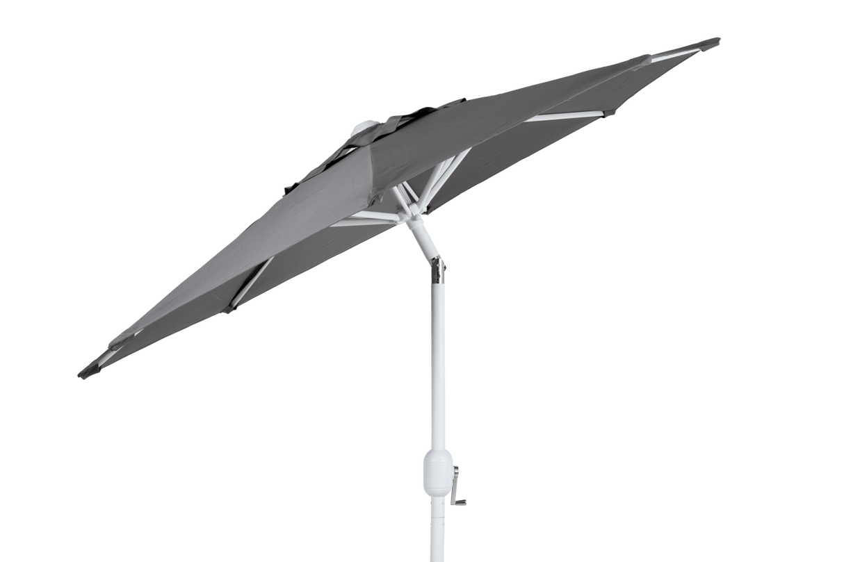 Cambre solid color parasol with a white pole Ø200 cm