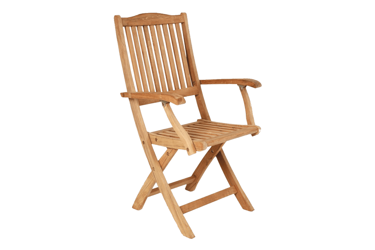 Filippa teak chair with armrest