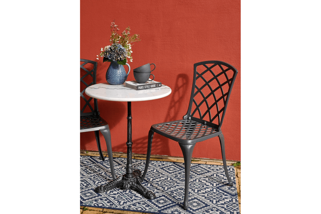 Loire marble cafe table Ø60 cm