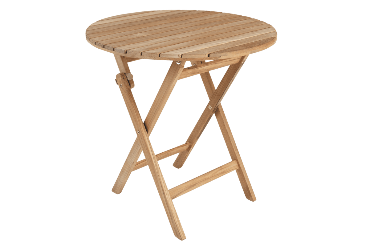 Nova teak folding table Ø70 cm