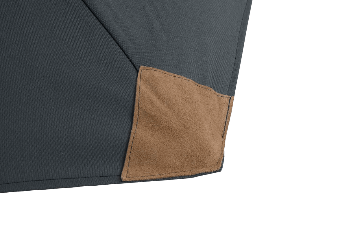 Trieste solid color parasol with tilt Ø250 cm