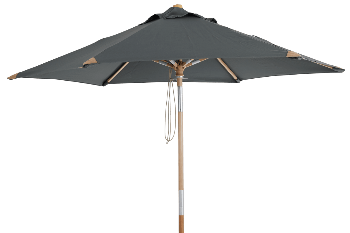 Trieste solid color parasol with tilt Ø250 cm