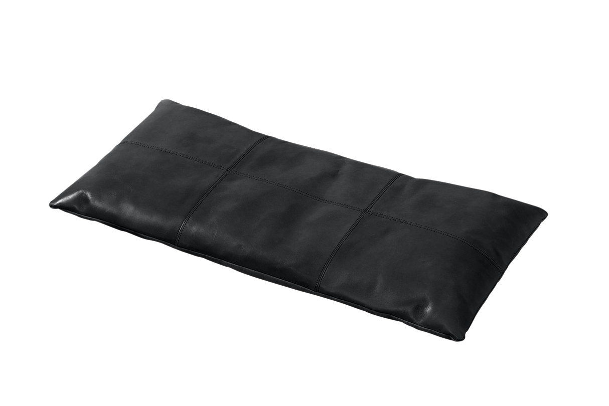 Leather cushion 73 x 35 cm