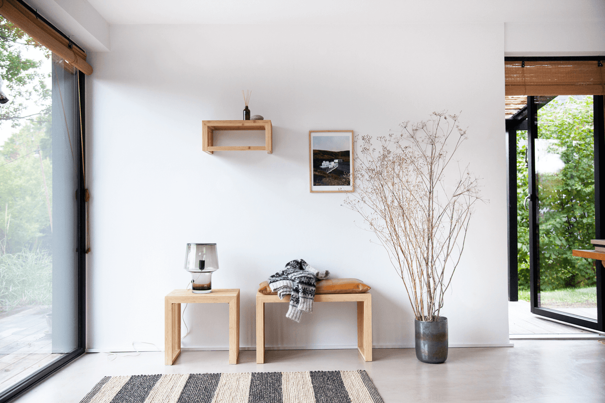 Leather cushion 73 x 35 cm