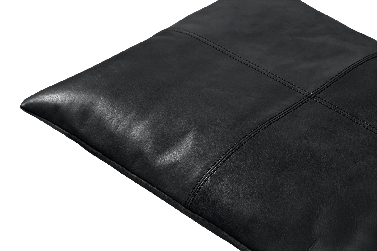 Leather cushion 45 x 35 cm