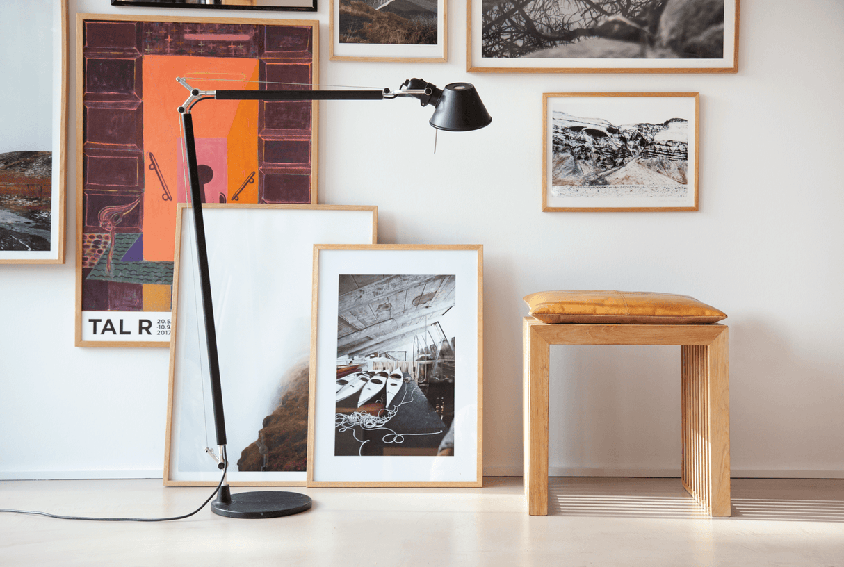 Leather cushion 45 x 35 cm