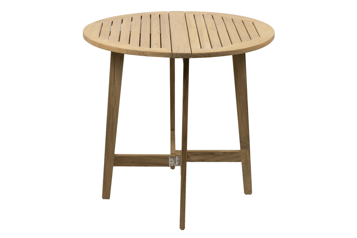 Clara teak gateleg table Ø80 cm