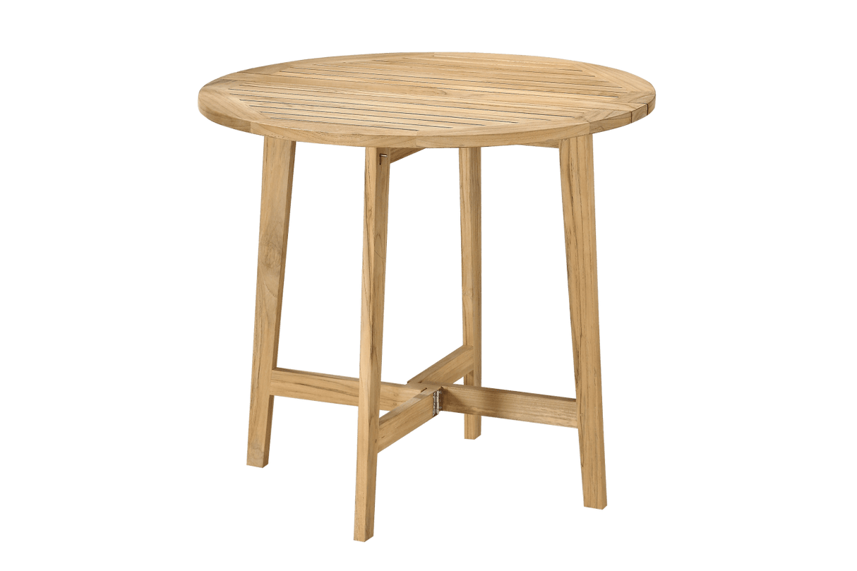 Clara teak gateleg table Ø80 cm
