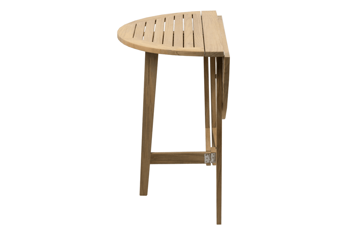Clara teak gateleg table Ø80 cm